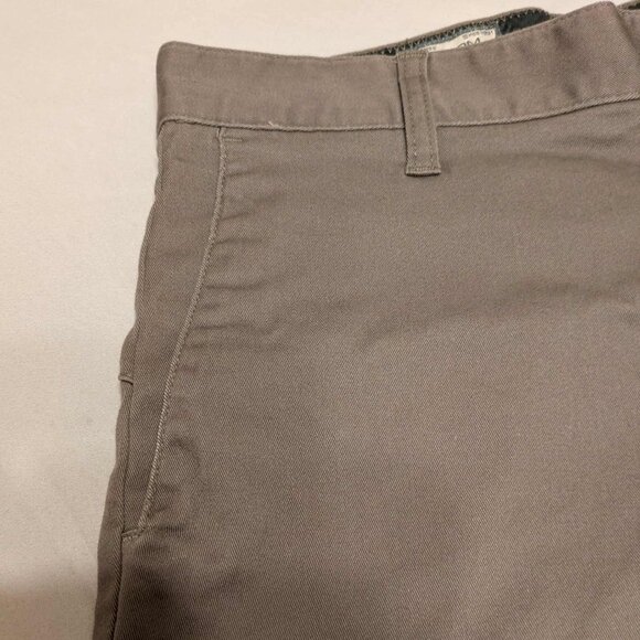 Volcom Shorts Mens 32 Grayish Green Lined Waist Cotton Blend Good Condition - Picture 2 of 14